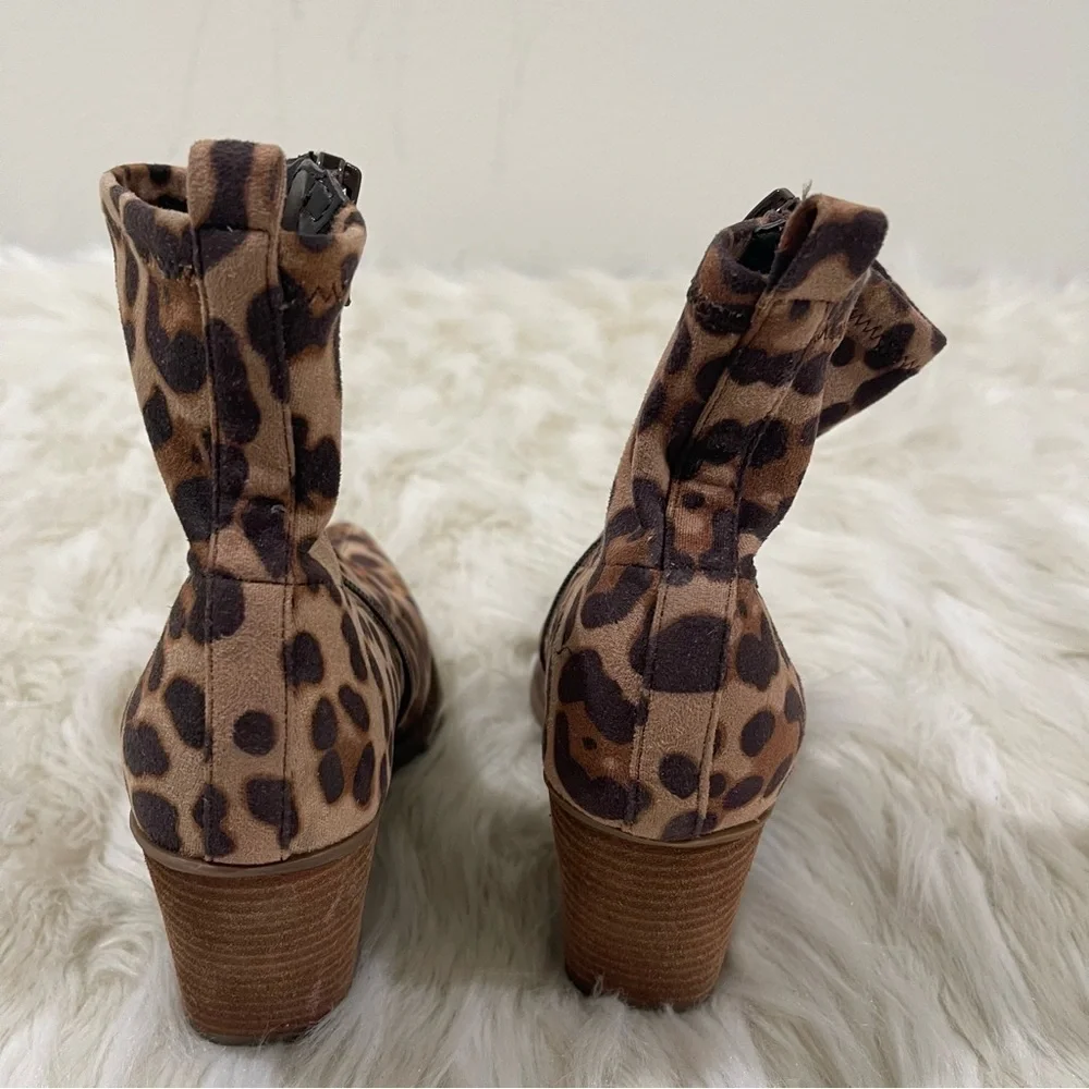 Women’s Soul Naturalizer Melodi Leopard Print Booties Size 6 US! - Picture 6 of 10